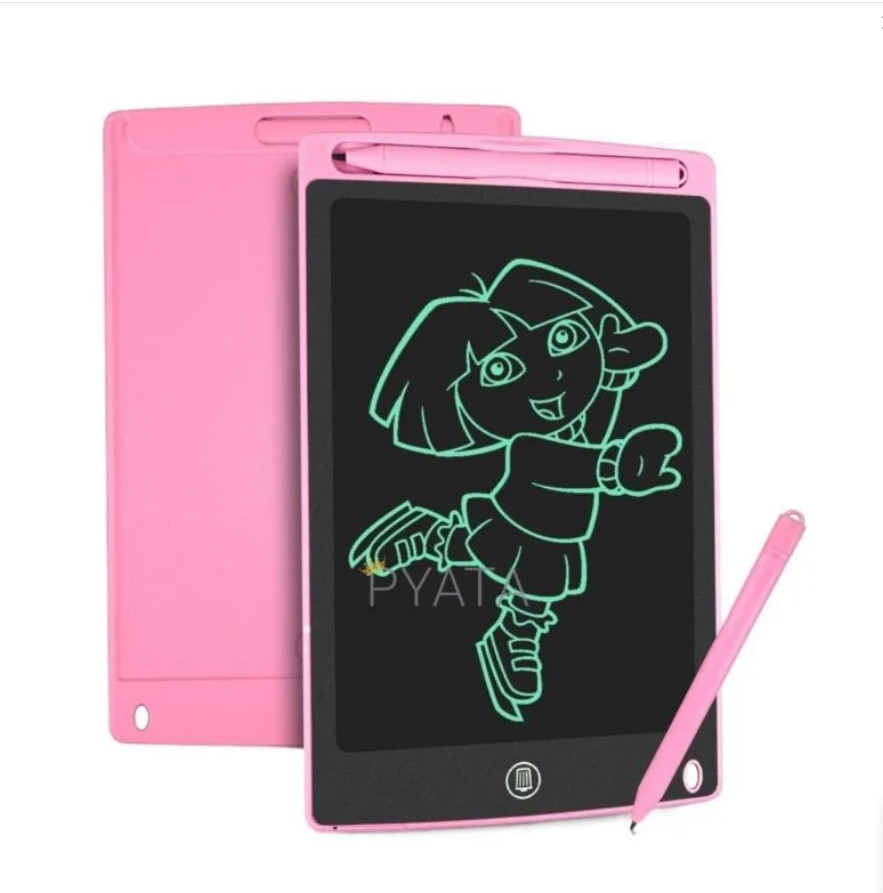 Планшет для малювання та нотаток Lcd Writing Tablet 8 дюймів Рожевий