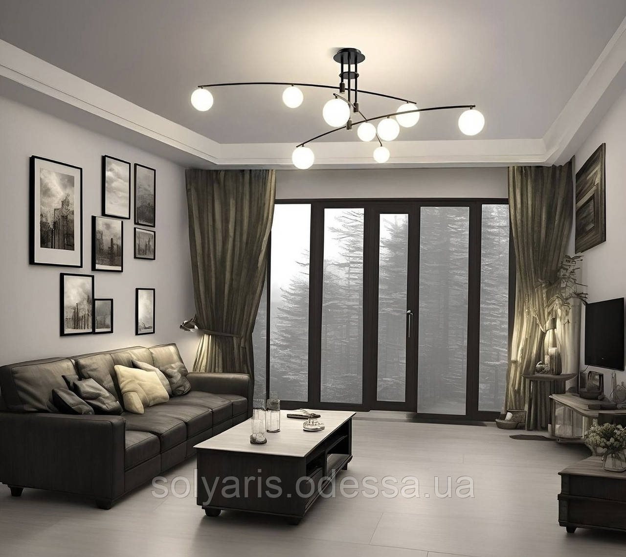 Люстра в стилі Loft на 9 ламп 228127-L, фото 1