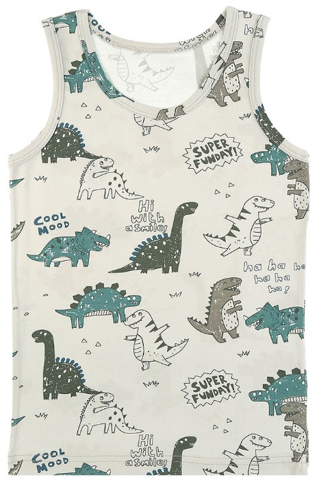 Майка для хлопчика "Dinosaurs", 0-1 рік (зріст 86-92)