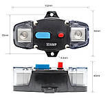 Автоскид запобіжник 12-48В 50А автомат Вологозахист IP67, фото 4