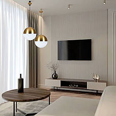 Бронзовий дизайнерський підвіс "Сфера" 25см (52-9815-1(250) BRZ+WH), фото 4