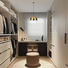 Бронзовий дизайнерський підвіс "Сфера" 25см (52-9815-1(250) BRZ+WH), фото 5