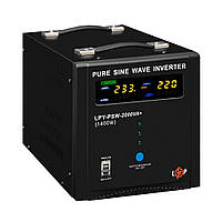 Джерело безперебійного живлення LogicPower LPY-PSW-2000VA+ (1400Вт) 10A/20A з правильною синусоїдою