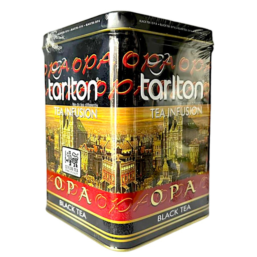 Великолистовий чорний чай Tarlton OPA цейлонський 250 грамів у бляшанці
