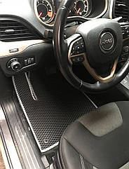 Килимки EVA (чорні) для Jeep Cherokee KL 2013-2024 рр