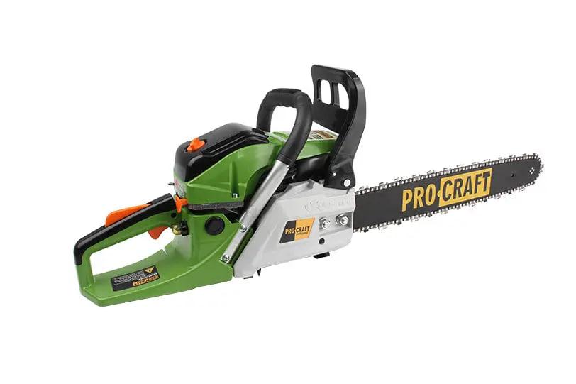 Бензопила Procraft 4,1 кВт, 5,57 л.с. 52 см³ GS-52T, Бензинова ланцюгова пилка для заготівлі дров, Шина 45см