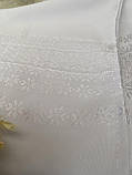 Рушник білий з вишивкою, домоткане полотно 220х36 см, фото 6