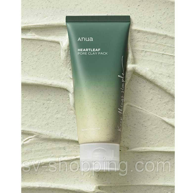 Глиняна маска для очищення пор Anua Heartleaf Pore Clay Pack