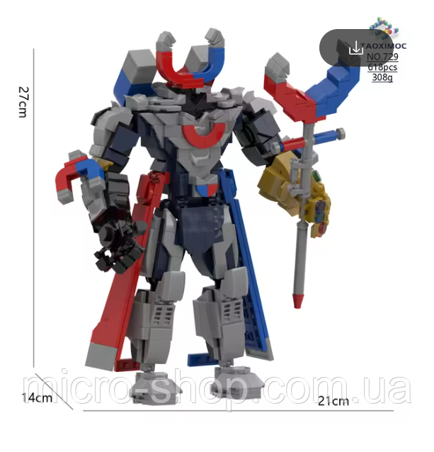 Конструктор Титан Магнітмен 618 деталей, фото 1