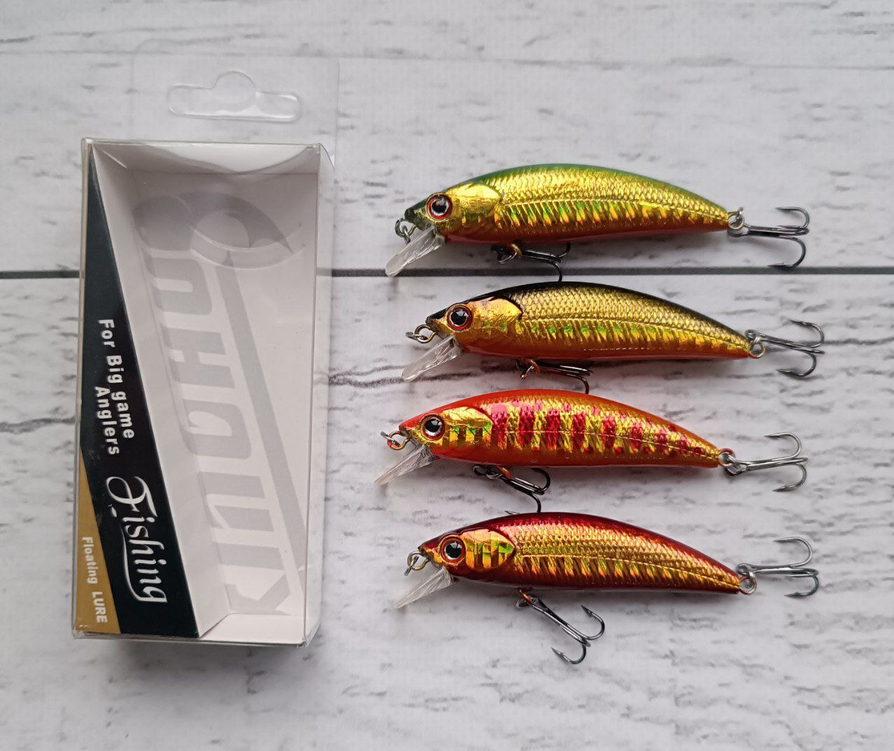 Воблер Wavy 60mm 5.5 g Набір 4шт