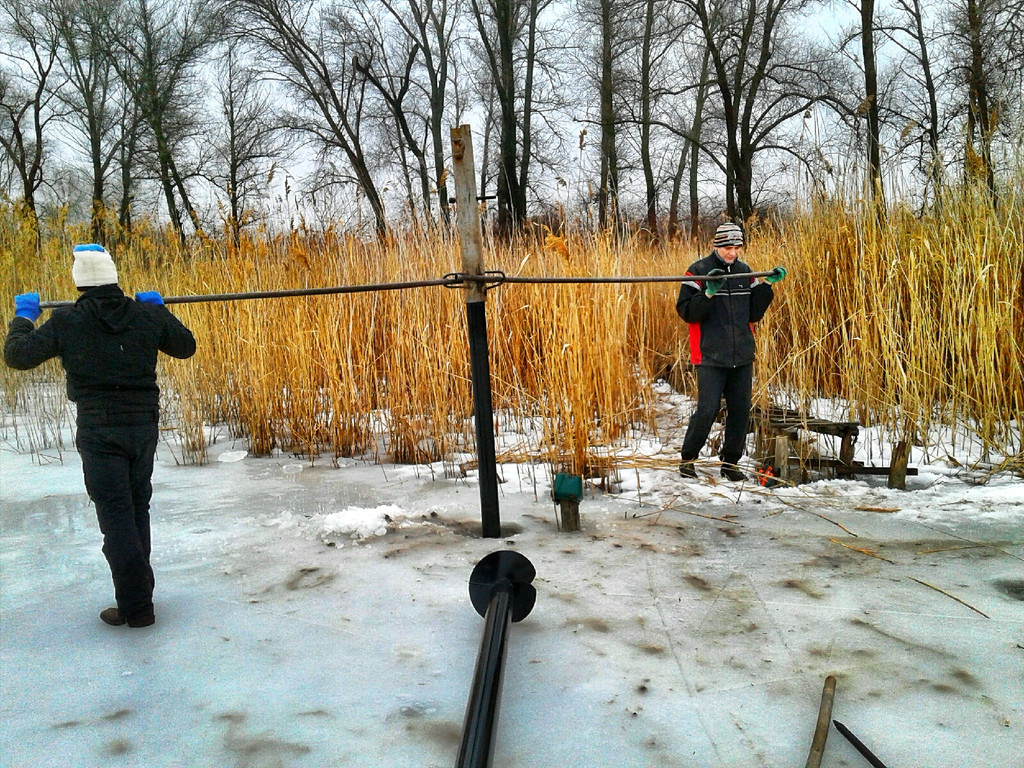 «Пирс для рыбалки и купания на винтовых сваях. Старогниличанское ...