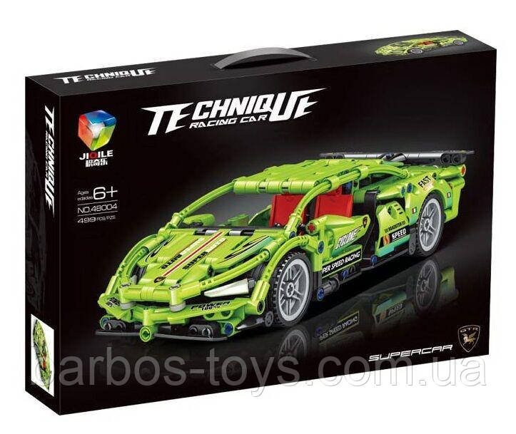 Конструктор 48004 Technic Спорткар 499 деталей Розвиваючий для дітей від 6 років