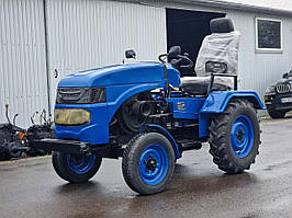 Мінітрактор Форте Т240 із фрезою, гідравлікою, широких шинах. Вживаний трактор у відмінному стані