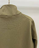 Чоловіча кофта світшот STONE ISLAND D12268 хакі, фото 7