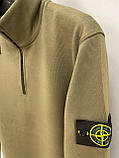 Чоловіча кофта світшот STONE ISLAND D12268 хакі, фото 6