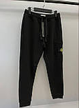 Чоловічі спортивні штани STONE ISLAND D12266 чорні  S, M, XXL, фото 5