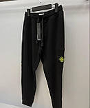 Чоловічі спортивні штани STONE ISLAND D12266 чорні  S, M, XXL, фото 6