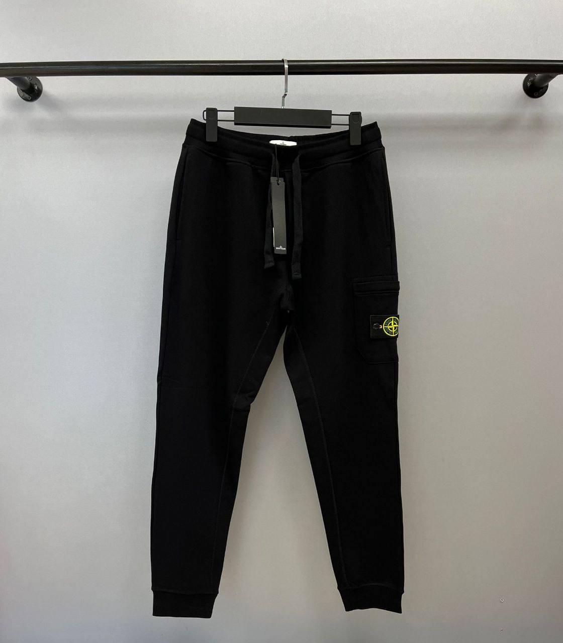 Чоловічі спортивні штани STONE ISLAND D12266 чорні S, M, XXL