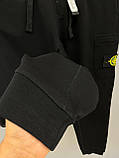 Чоловічі спортивні штани STONE ISLAND D12266 чорні  S, M, XXL, фото 7