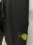 Чоловічі спортивні штани STONE ISLAND D12266 чорні  S, M, XXL, фото 10