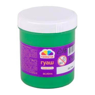 Гуаш 100 мл зелена "Творчість" "Гамма" KNZ