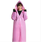 Плащ-дощовик EVA Унісекс рожевий, фото 2