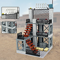 Военная башня наблюдения с лестницей и ограждением для Лего Lego