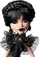 Monster High  Wednesday у чорному готичному платті