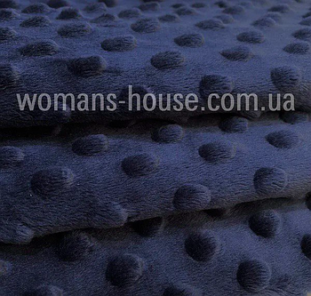 Плюш Мінки пупиришки Темно-Синій