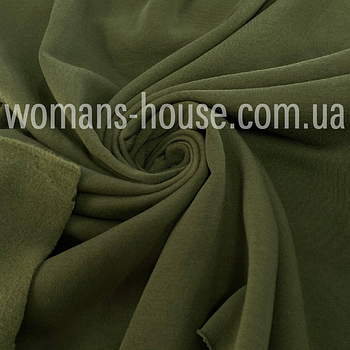 Футер тринитка на флісі Хакі