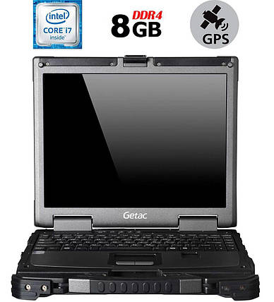 Захищений ноутбук Getac B300 G6/ 13.3" (1024x768) Сенсорний/ Core i7-6500U/ 8 GB RAM/ 500 GB HDD/ HD 520, фото 1