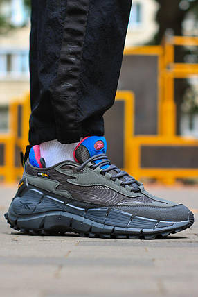 Зимові Чоловічі Кросівки Reebok Zig Kinetica 2.5 Edge Cordura / Рибок Зіг Кінетика 2.5 Едж Кордура Коричневі, фото 1