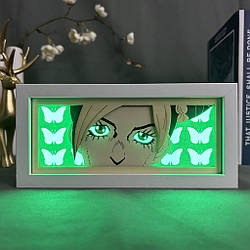 Світильник нічник 3D Неймовірні Пригоди ДжоДжо Джолін JoJo's Bizarre Adventure Jolyne 20 см NL3D JJ JC