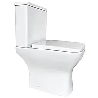Унитаз-компакт безободковый Keramika Nova C603 с сиденьем микролифт