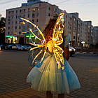 Крила ангела зі світлом Shadow Angel світні Чарівні дитячі рухомі крила феї, фото 8