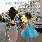 Крила ангела зі світлом Shadow Angel світні Чарівні дитячі рухомі крила феї, фото 9
