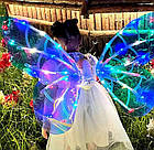 Крила ангела зі світлом Shadow Angel світні Чарівні дитячі рухомі крила феї, фото 2