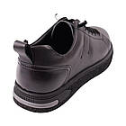 Кеди чоловічі Berisstini чорні натуральна шкіра, 44, фото 4