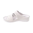 Шльопанці жіночі Li Fexpert білі натуральна шкіра, 36, фото 2