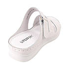 Шльопанці жіночі Li Fexpert білі натуральна шкіра, 36, фото 4