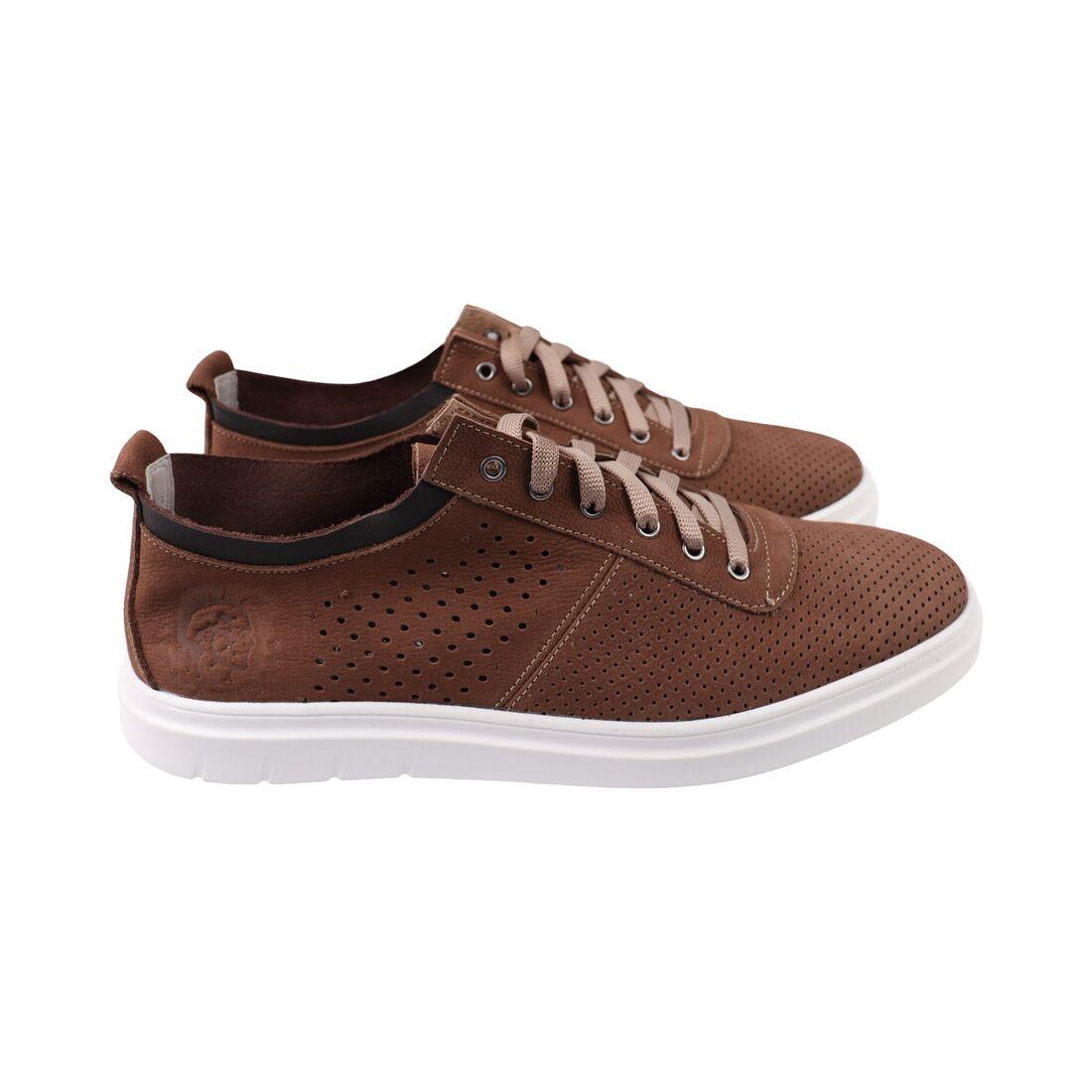 Кеди чоловічі Maxus shoes коричневі натуральний нубук, 48, фото 1