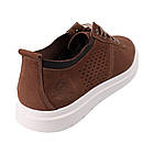 Кеди чоловічі Maxus shoes коричневі натуральний нубук, 48, фото 4