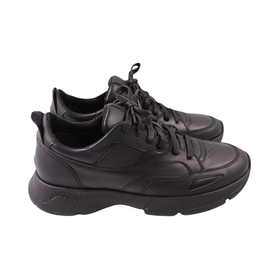 Кросівки чоловічі Vadrus чорні натуральна шкіра, 43, фото 1