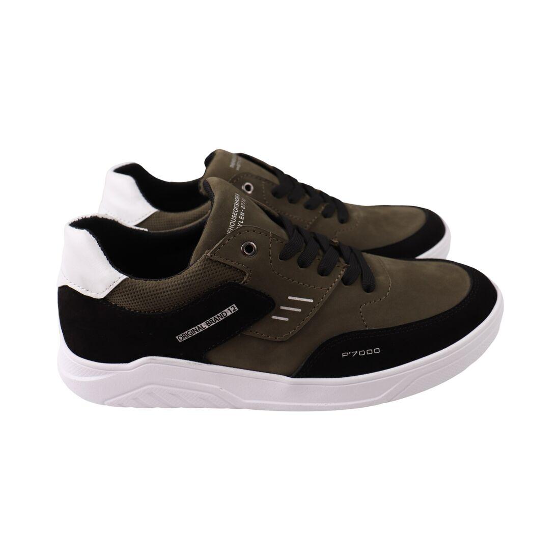 Кросівки чоловічі Konors зелені натуральний нубук, 44, фото 1