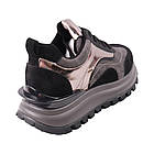 Кросівки жіночі Farinni чорні натуральна замша, 40, фото 4