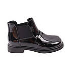 Черевики жіночі Melanda чорні натуральна лакована шкіра, 40, фото 3