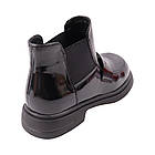 Черевики жіночі Melanda чорні натуральна лакована шкіра, 40, фото 4