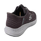Кросівки чоловічі Skechers сірі текстиль, 41, фото 4