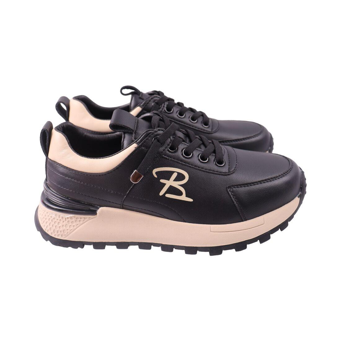 Кросівки жіночі Li Fexpert чорні натуральна шкіра, 37, фото 1