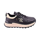 Кросівки жіночі Li Fexpert чорні натуральна шкіра, 37, фото 3